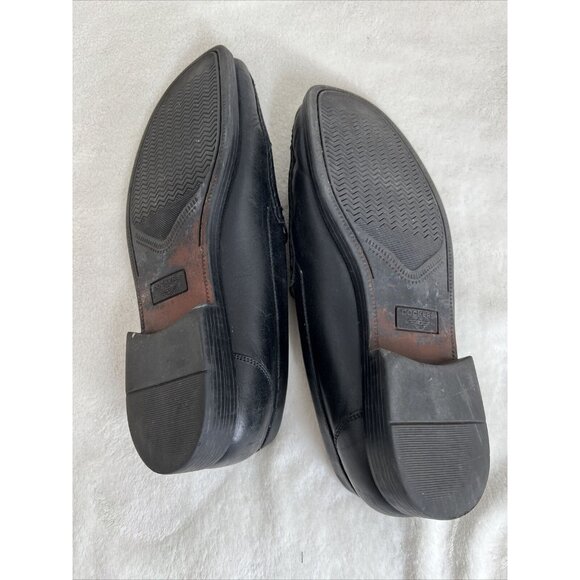 Dockers Mens Black Leather Loafers  size 10 - Picture 6 of 7